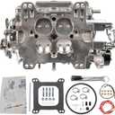 SVKZGFZ 1406 Carburetor for Edelbrock 1406 Performer 600 CFM 4 Barrel Electric Choke Carb Replacement for Silverado Corvette Mustang Mercury