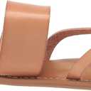 Amazon Essentials Women's One Band Flip Flop Sandal (6, Natural)