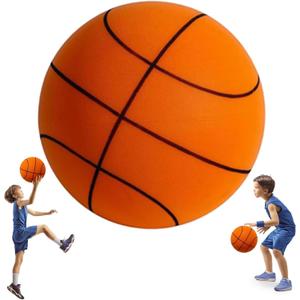 RVOGJP Silent Basketball-Size 7, 2025 Upgrade Dribble Dream Silent Basketball, Si-Lent Basket-Ball Dribbling Indoor, Foam Basket-Ball Indoor Training Ball for Various in-Door Activities