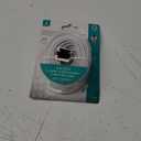 Power Gear Telephone Line Cord, 50 Feet, Phone Cord, Modular Jack Ends, Works for Phone, Modem or Fax Machine, for Use in Home or Office, White, 76530