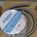 SWIMLINE HYDROTOOLS Pool Pump Filter Connection Hose W/ Cuff | 1.5 Inch X 9 Foot | Heavy-Duty Flexible, Durable & Leakproof | Chemical & UV Resistant | For Above Ground Pools Skimmer Filters & Pumps