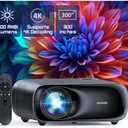 NexiGo PJ40 (Gen 3) Projector with WiFi and Bluetooth, D65 Calibrated, Native 1080P, 4K Supported, Projector for Outdoor Movies, 20W Speakers, Home Theater, Compatible w/TV Stick,iOS,Android 