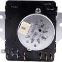 W10185981 Dryer Timer Control Black Replacement for Whirlpool 7MWGD1730JQ0 WGD4950HW1 7MWGD1930JM0 Heat Pump Dryer AP6016540