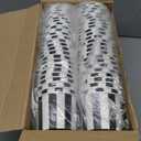 Honeydak 200 Pack Black and White Stripes Ice Cream Cups Bulk 5 oz Small Disposable Treat Paper Cups Dessert Yogurt Bowls Snacks Sundae Yogurt Container for Summer Wedding Birthday Party Supplies