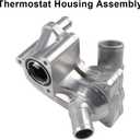 Aluminum Coolant Thermostat Housing Assembly Compatible with 1997-2001 Ford Explorer 1998-2001 Mercury Mountaineer 2001 Explorer Sport/Ranger Replacement for 902-204 YU3Z-8A586-AA 4.0L V6