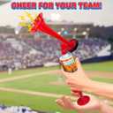 2 x ArtCreativity Mini Air Horn Pump Noise Makers, 10-Inch Airhorn Noisemakers for Sporting Events, Set of 3 Blow Horns for Safety, Celebrations, Birthday Party Favors and Goodie Bag Stuffers for Kids