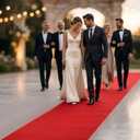 LEMONSODA Hollywood Red Carpet Floor Runner 3 x 50 Feet | Thick 70 GSM Fabric Carpet with Non Slip Backing | Party Decoration with Double Sided Adhesive Tape | Indoor Event Floor Runner