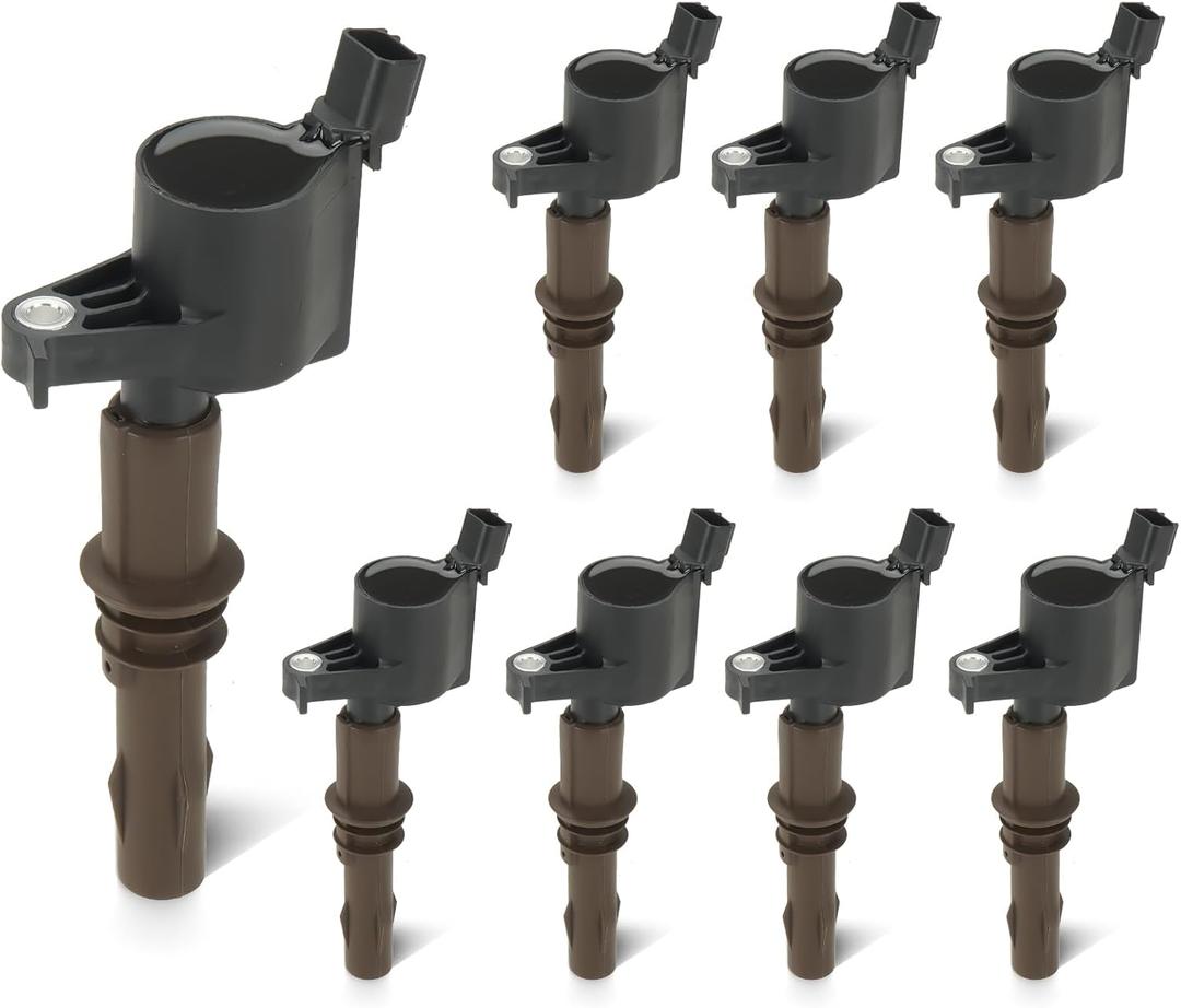 Set of 8 Ignition Coil Pack 4.6L 5.4L Compatible with 2008-2010 Ford Explorer Mustang F-150 F-250 F-350 Super Duty, 2009-2014 Expedition Lincoln Navigator, 2008 Mark LT Replace DG521