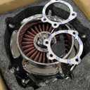 Air Filter Cleaner for Harley Davidson Air Intakes Sportster XL 883 1200 Models Red