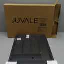 Juvale Bamboo Silverware Organizer for Drawer, Kitchen, 6 Slot Utensil Tray (Black, 17 x 11.75 x 1.75 In)