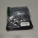 Black Sleeveless V-Neck Ruched Midi Dress, Size M