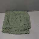 INVGEEXI 1 Pack Sage Green Cheesecloth Table Runner 35" x 120", Boho Rustic Farmhouse 10FT Gauze Table Runner for Wedding Baby Shower Birthday Party Holiday Decor