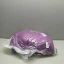 EASELAND Soft Blanket Queen Size Winter Warm Fuzzy Microplush Lightweight Thermal Fleece Blankets for Couch Bed Sofa,90x90 inches,Purple