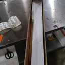 Barnsmith 6FT Sliding Barn Door Hardware Track Kit with Handles, Low Clearance Aluminum Alloy Box Rail Track, Silvery