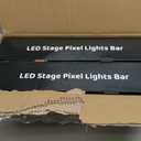 LED Stage Lights Bar,4Pack 108LEDs RGB+W DMX Lights Bar with Detachable Cover 2IN1 Pixel&Strobe Uplights Strip by Remote Control DMX512 Sound Activated for DJ Party Wedding Stage Gig Club