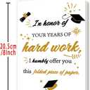 7 x OJsensai Funny Graduation Card for Him Her, Congrats Graduate Gifts | Gag Graduation Card for Son DaughterPerfect for High School, College, University Graduation Parties Gifts, 8 x 5.3 inches / 20.5 x 13.5 cm,( Mix postcards)