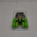 Remote Control Car for Kids 3-12 Years Old, Birthday Gift Toy for Boys Age 4 5 6 7 8, RC Car Stunt with Light 4WD Double Side Racing Vehicle 360 Flips Offroad Indoor Outdoor Sand Grass Garden Green (Headlight)