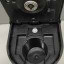 Mini Single Serve Coffee Maker for K Cup and Ground Coffee, Fast Brew One Cup Coffee Machine with Descaling Reminder and Water Window, 6 to 12 oz. Brew Sizes, Black (9.45 Inches)