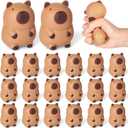 20 Pieces Capybara Squeeze - Capybara Party Favors Funny Stress Relief Balls Fidget Sensory for Office Gifts Adults Women Men Farm Animal Birthday Party Favors Goodie Bags Stuffers