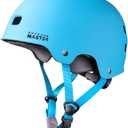 OutdoorMaster Skateboard Cycling Helmet - Two Removable Liners Ventilation Multi-Sport Scooter Roller Skate Inline Skating Rollerblading for Kids, Youth & Adults (Medium, Blue)