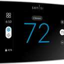Sensi Touch 2 Smart Thermostat with Touchscreen Color Display, 100 Years of Expertise, Programmable, Wi-Fi, Data Privacy, Easy DIY, Works with Alexa, Energy Star Certified, ST76W, C-Wire Required (White Beveled Edge)