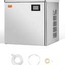 VEVOR Commercial Ice Maker Machine-Head 450 lbs/Day, 22 Inch Stainless Steel Industrial Ice Machine, Self-Cleaning and Scheduled Ice Making, Modular Ice Cube Machine for Restaurant Hotel - Head Only
