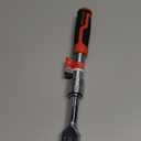 MAXPOWER Extendable Breaker Bar, Dual Head 1/2" & 3/8" Drive 360 Flex Head Cheater Bar, 5-Gear Extending Locking, Extendable Handle 13-3/8" to 18"