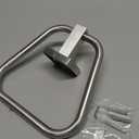 Brushed Nickel Towel Ring for Bathroom, Kitchen Bath Towel Holder Hangers Wall Mount Heavy Duty Stainless Steel (16.8cm X 15cm X 6.5cm (1 Pack))