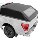 JOYTUTUS Foldable Truck Bed Soft Topper Compatible with F150 2015-2026 with 5.5ft Bed, Camper Shell Truck Top
