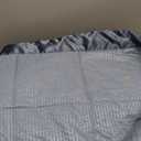 downluxe King Size Blanket with Satin Trim, Lightweight Down Alternative King Blanket for All Season, Machine Washable (Grey, 108 x 90 Inch)