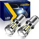 1157 LED Bulbs Reverse Light 6000K White BAY15D 7528 2057 2357 LED Replacement Bulbs for Backup Reverse Lights Turn Signal Lights Brake Blinker Lights Tail Lights DRL Pack of 2