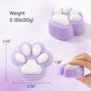 4Pcs Taba Stress Relief Squishy Toys Cat Paw, Cute Kawaii Paw Sensory Squeeze Toys, Handmade Ultra Soft Animal Squishies Toys, Party Favors Squishy Fidget Toys for Kids Adults