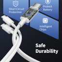 USB C to USB C Cable, 2-Pack 10FT 60W Fast Charging Cable Long Type C Charger Cord for iPhone 17/17 Pro/17 Pro Max/Air/16/15 Pro Max/Plus, iPad, MacBook, Galaxy S25/S24, Pixel 10/9/8, Tablet, Android
