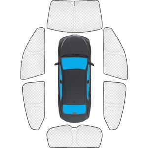 KMF 6pcs Thicken Sun Shades for Toyota Corolla 2020-2025 Accessories (Not Corolla Cross), Full Car Window Covers for Windshield Side Rear, UV Block and Privacy Blackout for Camping
