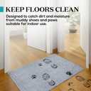 Premium Microfiber Indoor Door Mat 36"x60" Washable Entry Mat, Non-Slip, Waterproof Backing, Super Absorbent, Low Profile Entryway Doormat for Indoor Entrance