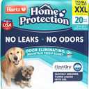 Hartz Home Protection Mountain Fresh Scented Dog Pads, XXL 20 Count, Super Absorbent & Won't Leak, Odor Eliminating