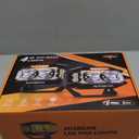 Auxbeam V-MAX Series LED Light Pod, 270 Side Shooter LED Offroad Lights with Amber DRL, 4 Inch Auxiliary Ditch Light for Truck ATV Jeep Ford