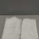 ABCHOME White Sheer Curtains 63 Inches Long 2 Panels,Rod Pocket Voile Semi Sheer Window Curtains for Kitchen, Bedroom and Living Room(White, 52 W x 63 L)