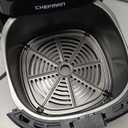 6 Qt. Black Air Fryer with Digital Touch Control