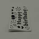 20 Pieces Mixed Color Happy Birthday Stickers Celebration Birthday Party Stickers DIY Big BoBo Balloon Decals Balloon Decoration Stickers Glass Stickers for DIY Party Supplies