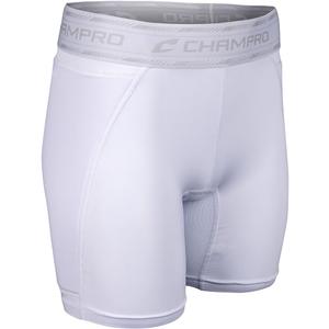 Champro Women's Take-Out Sliding Short (White), M