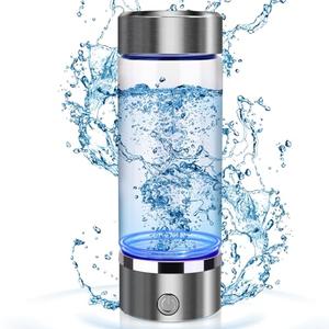 LHYUCYC Hydrogen Water Bottle, Portable Rechargeable Generator and Ionizer Machine, With SPE/PEM Technology, for Home Office Travel Fitness Drinking, With Gift Box