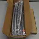 AmazerBath 20-84 Inches Arched Curved Shower Curtain Rod, Heavy Duty Shower Rod Rust Proof Bathroom Curtain Rod, Adjustable Telescoping Design Easy Segmented Installation, Need to Drill, Chrome