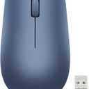 Lenovo 530 Wireless Mouse with Battery, 2.4GHz Nano USB, 1200 DPI Optical Sensor, Ergonomic for Left or Right Hand, Lightweight, GY50Z18986, Abyss Blue