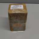 Haidms 6 Pack Gold Offset Hinges 3.5 Inch Expandable Door Hinges Heavy Duty with 1/4'' Radius Corner Full Mortise (Brushed Brass)