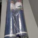 AMERIQUE 200SQFT Super Quiet Felt Underlayment Heavy Duty 3mm Padding with Vapor Barrier & Tape, Royal Blue, Pk of 2, 100SQFT Per Roll