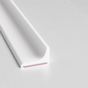 Silicone Shower Threshold Water Dam, Kitchen Sink Splash Guard, Shower Barrier Water Dam(98inch) (White)