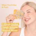 Oat Hydrogel Under Eye Patches for Sensitive Skin 28 Pairs 5 Minute Soothing Hydrating Eye Pads with Oat and Honey Gentle Eye Care Mask for Dry Tired Eyes Ophthalmologist Tested