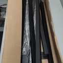 2Pcs Heavy Duty Steel U Shaped Handrails, 33.5" Matte Black Hand Rails for Outdoor & Indoor Steps, Stair Railing for Porches, Decks, Lofts