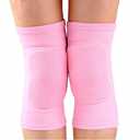 JUMISEE Kids Knee Pad, Anti-Slip Padded Sponge Knee Brace Breathable Flexible Elastic Knee Support for Football Volleyball Dance Skating Basketball Sports (X-Small(4-7 Years old), Pink)